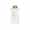 Дата кабель USB 2.0 AM to Lightning 1.0m Cafule Series Metal 2.4A White Baseus (CALJK-A02) - Image 8