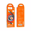 Дата кабель USB 2.0 AM to Micro 5P 1.2m 2.4A nylon aluminum U110 black HOCO (6931474770585) - Image 3