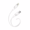 Дата кабель USB-C to Lightning 1.0m 27W High Elastic Zeus XO (NBQ239A_White) - Image 3