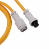 Дата кабель USB-C + USB A to USB-C 1.36m Coiled Aviator yellow Keychron (CAB16_KEYCHRON) - Image 3