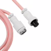 Дата кабель USB-C + USB A to USB-C 1.36m Coiled Aviator pink Keychron (CAB15_KEYCHRON) - Image 3