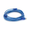 Кабель для принтера USB 2.0 AM/BM 5.0m ferrite blue Ritar (YT-AM/BM-5.0TBL) - Image 2