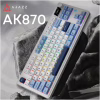 Клавиатура Ajazz AK870 PLUS Murad Switch RGB Wireless/Bluetooth/USB White (AK870-MU-BWD) - Image 3