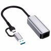 Адаптер USB-C + USB A to RJ45 Ethernet 1000Mbps ColorWay (CW-AD-CRG) - Image 4