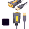 Кабель для передачі даних USB to COM M 2.0m DB9 RS-232 CR104 black Ugreen (20222) - Image 3