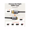 Кабель мультимедийный HDMI mini M to HDMI M 3.0m 8K60Hz Cabletime (CA915866) - Image 6