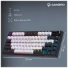 Клавіатура GamePro Asgard Valhalla Pro MK160B-D-Pro Rainy Switch Wireless/Bluetooth/USB UA Black (MK160B-D-Pro) - Image 12