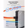Кабель для передачі даних SATA III 0.5m 90° corner Cabletime (CA915903) - Image 4