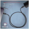 Дата кабель USB-C to USB-C 1.0m USB 3.2 Gen 2 PD 100W 5A 4K black AXAGON (BUCM32-CM10AB) - Image 6