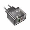 Зарядний пристрій HOCO N34 Dazzling dual-port Black (6931474799166) - Image 3