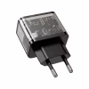 Зарядний пристрій HOCO N34 Dazzling dual-port Black (6931474799166) - Image 5