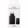 Зарядний пристрій Samsung 2xUSB-С 65W PD PPS/USB-A Black (EP-T6530NBEGEU) - Image 4