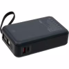 Батарея універсальна Vinga 20000 mAh 65W Display USB-C Cable Grey (VPBB2065C) - Image 7