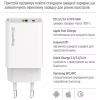 Зарядное устройство ColorWay C101E GaN Mini 45W PD PPS USB-C + USB-A QC4.0 white (CW-CHS060PD-WT) - Image 9