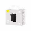 Зарядний пристрій Baseus 2xUSB-C 140W + 1xUSB GaN + cable USB-C to USB-C black (CCGP100201) - Image 7