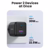 Зарядное устройство Ugreen USB + USB-C GaN 30W X516 black (65014) - Image 2