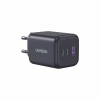 Зарядний пристрій Ugreen 2xUSB-C PD45W + 1xUSB QC3.0 GaN X527 gray (65156B) - Image 2