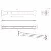 Кріплення для 19" обладнання CSV R600 до 4U телескопічні (КТН600_4U) - Image 2