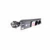 Силовой блок Eserver 19" 8 розеток, выкл., алюм. корпус PDU 220В, 16А (WT-2261A-GER-8WAY) - Image 5