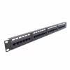 Патч-панель Hypernet 19" 24 порта UTP cat.6 з менеджментом кабеля (PP-KUTP6-24-NM-CM) - Image 3