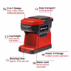 Капсульная кофеварка Einhell TE-CF 18 Li - Solo - Image 5