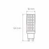 Лампочка Eurolamp LED G9 6W 600Lm 3000K (LED-G9-0630(220)) - Image 3