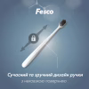 Зубная щетка Fesco Black & White Series Soft Белая с черной щетиной (4823098414131) - Image 3
