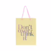 Подарунковий пакет Axent паперовий Don't overthink it 18х24 см (8501-30-A) - Image 2