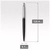 Ручка шариковая Parker JOTTER 17 UKRAINE Bond Street Black CT BP Трезубец (16232_T001w) - Image 4