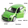 Машина Uni-Fortune PORSCHE MACAN S 2019 зелений (554049) - Image 2