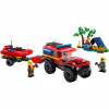 Конструктор LEGO City Пожарный внедорожник со спасательной лодкой 301 деталей (60412) - Image 2