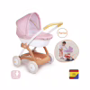 Коляска для кукол Smoby Baby Nurse Терракотовая пудра, люлька с корзиной, 18 мес + (7600254124) - Image 6