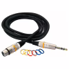 Мікрофонний кабель RockCable Microphone Cable - XLR (f) / TRS Jack 3m (RCL 30383 D6 F BA) - Image 2