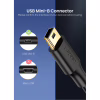 Дата кабель USB 2.0 AM to Mini 5P 1.5m US132 black Ugreen (10385) - Image 4