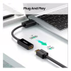 Переходник Display Port M to HDMI F 4K30Hz black Ugreen (40363) - Image 3