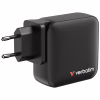 Зарядний пристрій Verbatim MiniGaN 165 W 4 ports (3xUSB-C/1xUSB-A) (32216) - Image 2