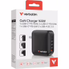 Зарядний пристрій Verbatim MiniGaN 165 W 4 ports (3xUSB-C/1xUSB-A) (32216) - Image 4