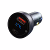 Зарядний пристрій Baseus USB + USB-C QC3.0 65W Particular Digital Display gray (CCKX-C0G) - Image 2
