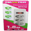 Сетевой фильтр Maxxter SPM3-G-6G 3гнезда, 1.8 метра - Image 2