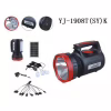 Ручний ліхтар Yajia YJ-1908, 20W+22SMD LED, Power Bank, Сонячна панель, Led лампочки, Радіо - Image 2