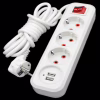 Удлинитель RLFR с заземлением 3 гнезда 3 метра + USB - Image 3