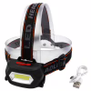 Налобный фонарь Bailong BL-203, LED+COB, аккумулятор, micro USB, 7568 - Image 4