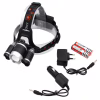Налобний фонар BORUIT RJ3001, Акк., T6 LED, ZOOM, автомобільна зарядка - Image 5