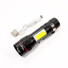 Ручний ліхтар X-Balog Police BL-520, Li-ion, T6+Cob, Zoom, ЗУ USB - Image 3