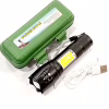 Ручний ліхтар Police 1831-T6+COB, ЗУ microUSB, вбудований акумулятор, 5385 - Image 2