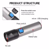 Ручной фонарь аккумуляторный BL-K31, USB charge, 6811 - Image 3