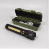 Ручной фонарь C72-P50+COB, RB259, ЗУ mircoUSB, аккумулятор, zoom, Box - Image 2