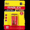 Батарейка Rablex Крона 6F22/ 9V / Alkaline/ TURBO/ БЛИСТР - Image 2