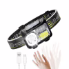 Налобный фонарь CY-2058,XPE, COB, Зеленый, Красный, Синий, Motion Sensor, Li-Ion аккум., ЗУ microUSB - Image 2