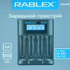 Зарядний пристрій Rablex RB408 на 4 AA/AAA R3/R6 1.2V 3.7V - Image 2